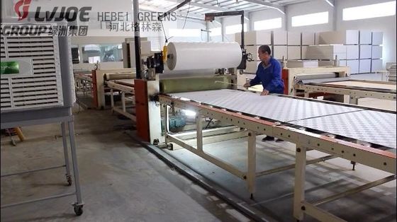 Giá tốt. Công suất cao hoàn toàn tự động cán máy ít lao động cho tấm thạch cao trực tuyến