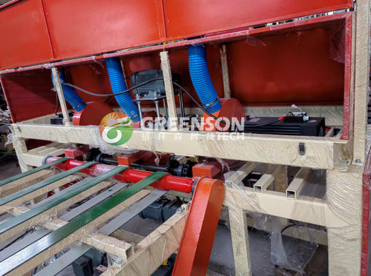 Giá tốt. Máy sơn ván gipsum hoàn toàn tự động với hệ thống điều khiển PLC, chiều rộng sơn tối đa 1300mm và tốc độ 15m / phút trực tuyến