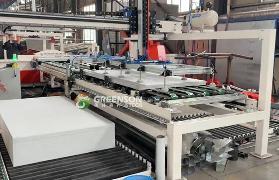 Giá tốt. PLC Controlled High Capacity Gypsum Board Sawing Line With Dust Free Operation trực tuyến