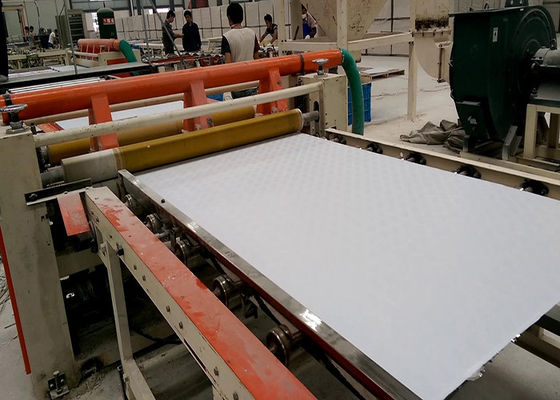 Giá tốt. Tự động bán tự động Pvc Laminated Gipsum gạch trần làm máy dây chuyền sản xuất trực tuyến
