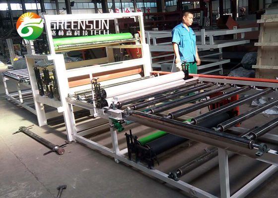 Dây chuyền sản xuất gạch trần thạch cao PVC / nhôm lá mỏng với hệ thống điều khiển PLC