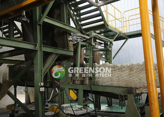 Dòng sản xuất tấm vải khoáng hiệu quả cao với tiêu thụ năng lượng 100-150kw và hệ thống điều khiển PLC