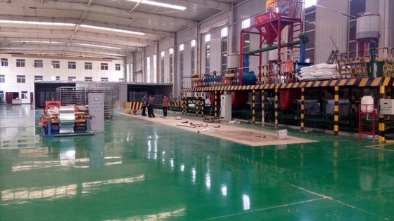 Dây chuyền sản xuất bảng điều khiển tường nhẹ chống cháy tự động cho bảng / bảng điều khiển Mgo