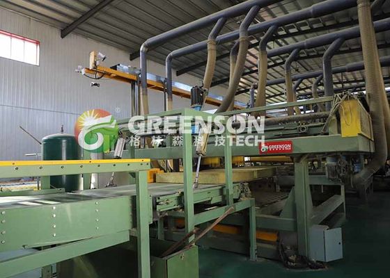 Vật liệu cách nhiệt sản xuất dây chuyền sản xuất bảng len với hệ thống sưởi điện