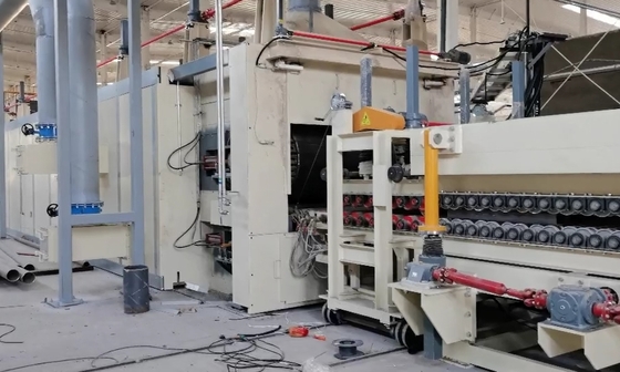 Dây chuyền sản xuất bông khoáng cách nhiệt với điều khiển PLC