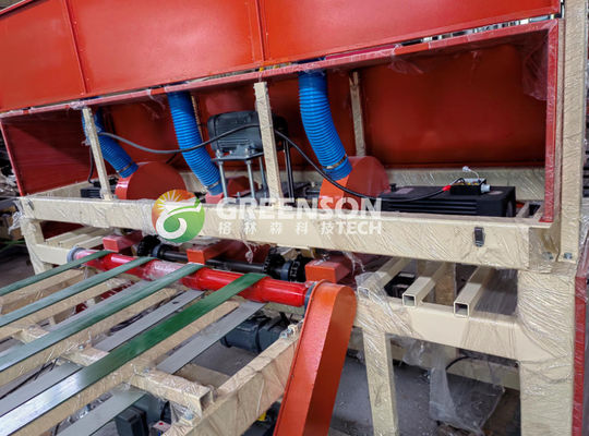 Giá tốt. Máy dán tấm thạch cao tự động hoàn toàn với chiều rộng dán 1300mm, tốc độ điều chỉnh và bảo hành 1 năm trực tuyến