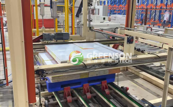 Giá tốt. Máy làm tấm thạch cao tráng phim PVC 55kw, khổ ép tối đa 1300mm, sản xuất 2-6 triệu m²/năm trực tuyến