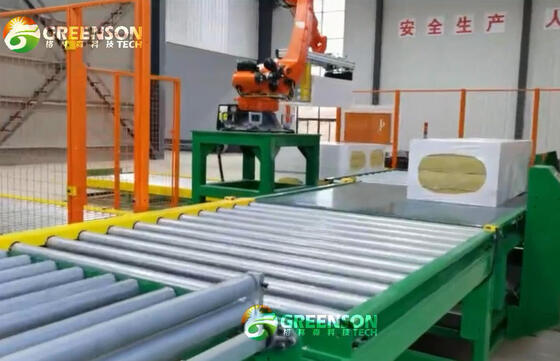 PLC Controlled Basalt Fiber Production Line with 1.2 Meters Width and Unlimited Board Length for Rock Wool Manufacturing