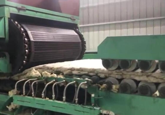 Giá tốt. Đường dây sản xuất lông đá tự động điều khiển PLC với chiều rộng 1,2 mét để sản xuất bảng lông khoáng trực tuyến