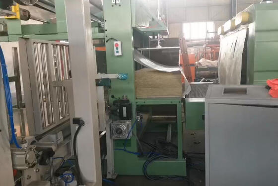 Dây chuyền sản xuất len đá điều khiển PLC với quá trình đóng rắn nhiệt độ cao và mật độ nguyên liệu thô 80-200kg/m3