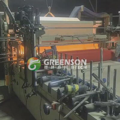 Giá tốt. Máy pha trộn keo nóng chảy hoàn toàn tự động PUR cho vải với tốc độ sản xuất 5-17m / min trực tuyến