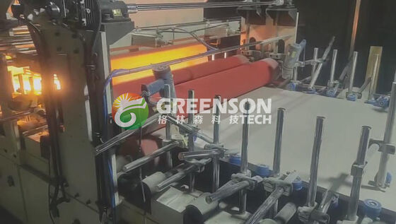 Giá tốt. Máy cán màng keo nóng PUR tự động cho ván MDF với tốc độ sản xuất 5-17m/phút trực tuyến