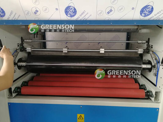 Giá tốt. Máy sơn hoàn toàn tự động với tốc độ sản xuất 5-17m / phút, điều khiển PLC và keo nóng chảy thân thiện với môi trường PUR cho Gypsumboard trực tuyến