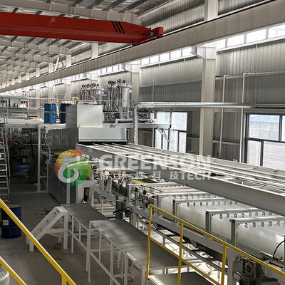 Giá tốt. Máy chế tạo tấm bánh sandwich gỗ đá hoàn toàn tự động hiệu quả cao để dễ dàng vận hành trong các ứng dụng trên mái nhà và tường trực tuyến