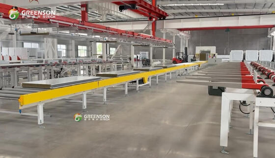 Dây chuyền sản xuất tấm cách nhiệt PU/PIR/EPS công suất cao hoàn toàn tự động 3-15m/phút