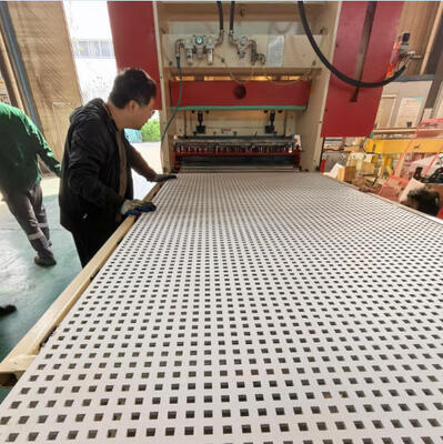 Giá tốt. 200T áp suất cao máy bấm tự động cho Max 20mm độ dày Gypsum board Perforation Machine trực tuyến