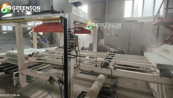 Giá tốt. Dây chuyền sản xuất tấm thạch cao được điều khiển bằng PLC để xếp chồng bao bì trực tuyến
