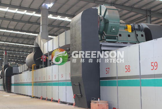 Sản xuất trần bông khoáng liên tục dạng ướt