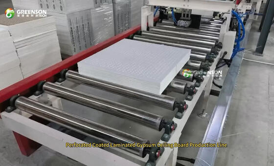 Dây chuyền sản xuất sơn phun bề mặt vách thạch cao trang trí Thiết bị phun sơn đơn và đôi