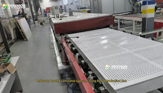 Dây chuyền sản xuất sơn phun tấm thạch cao liên tục