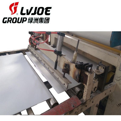 Máy cán màng thạch cao hai mặt PVC và nhôm