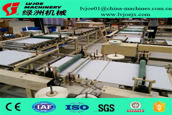 Hệ thống PLC Tấm thạch cao Tấm trần PVC Flim Băng Cạnh Máy 380V